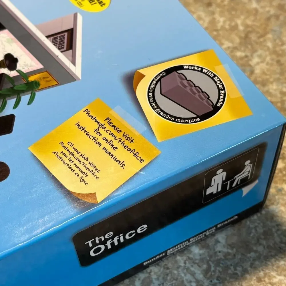 The Office Dunder Mifflin Scranton Branch Construction Building Block Set New